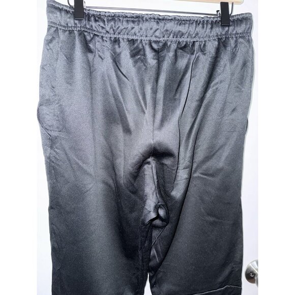 Nike Jogger Pants Women’s Size Large Dri-Fit Black Polyester Fleece Lined - Picture 6 of 12